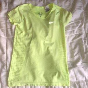 Dri-Fit Nike neon yellow shirt